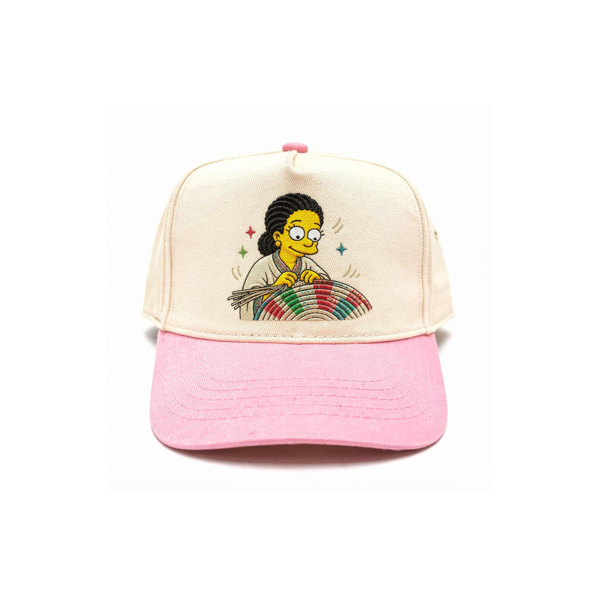 10Birr Simpsons Impression Baseball Cap Embroidered