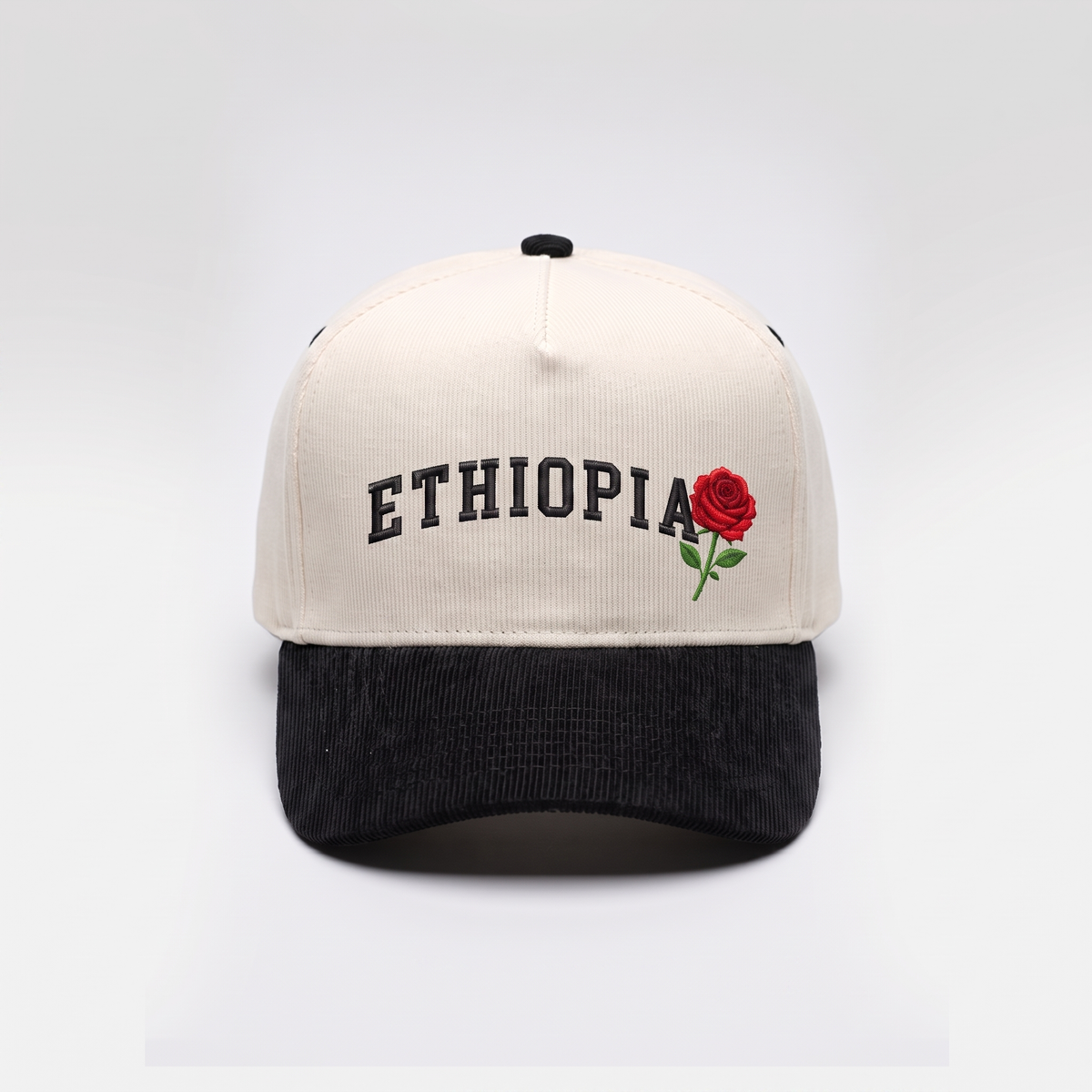 Ethiopia Rose Baseball Cap Embroidered