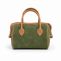 Ethiopian Leather & Suede Small Travel Bag