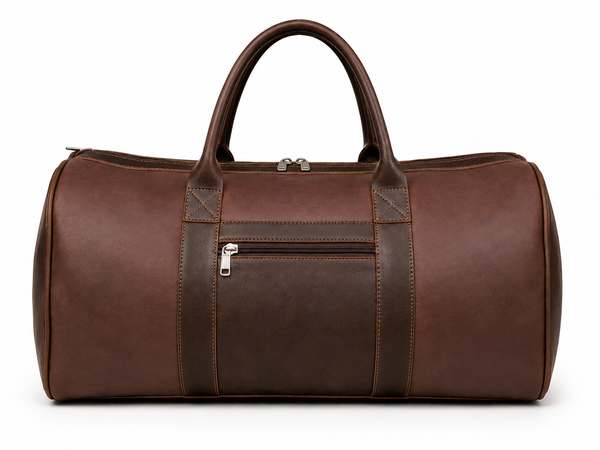 Pure Ethiopian Leather Travel Duffel Bag