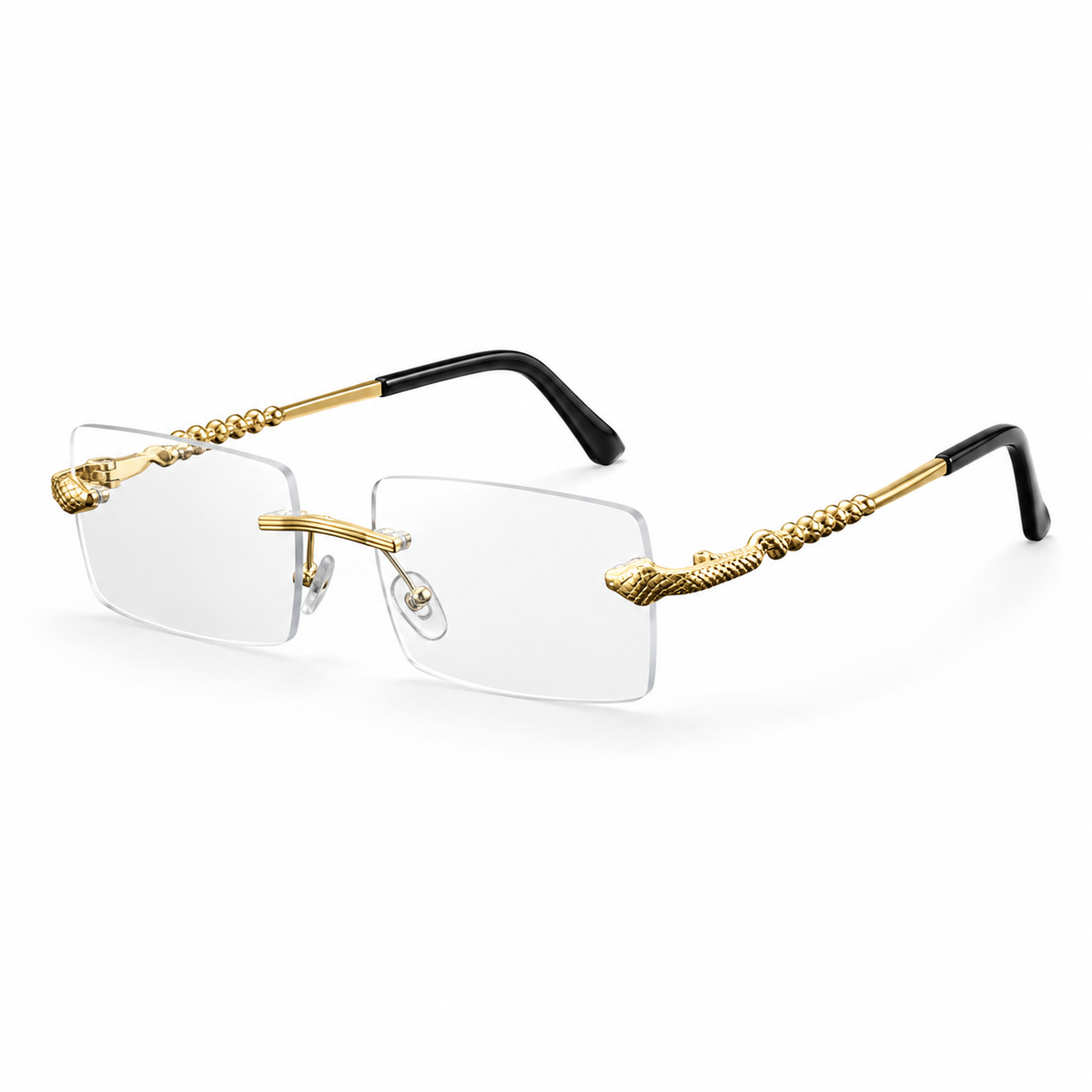 Rimless Square Fashion Glasses
