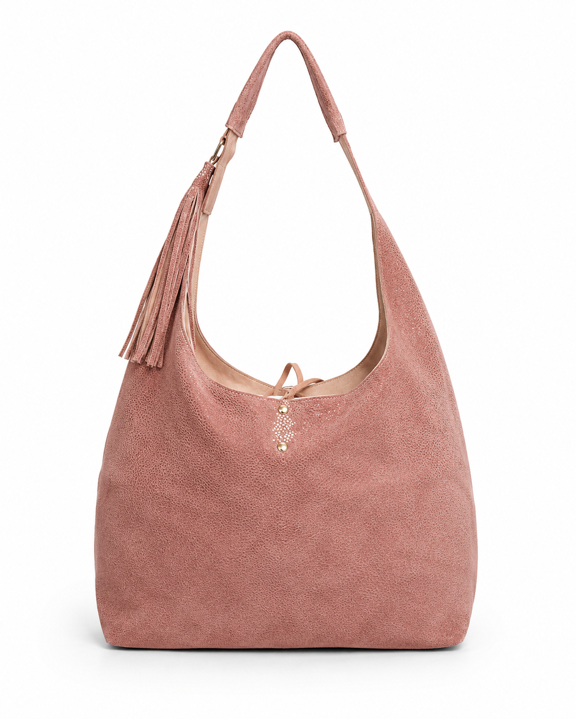 Ethiopian Leather Hobo Shoulder Bag