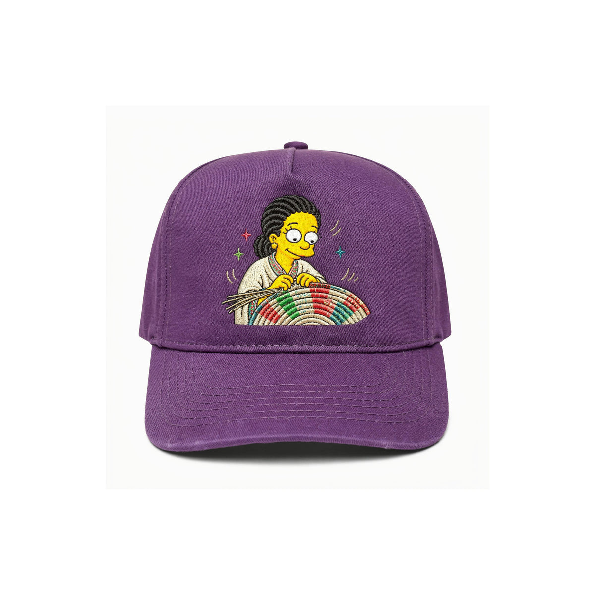 10Birr Simpsons Impression Baseball Cap Embroidered