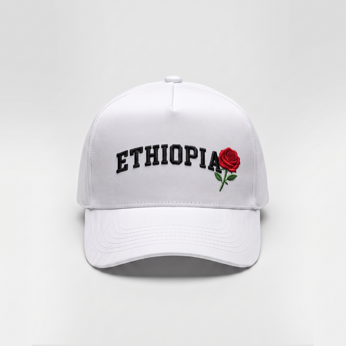Ethiopia Rose Baseball Cap Embroidered