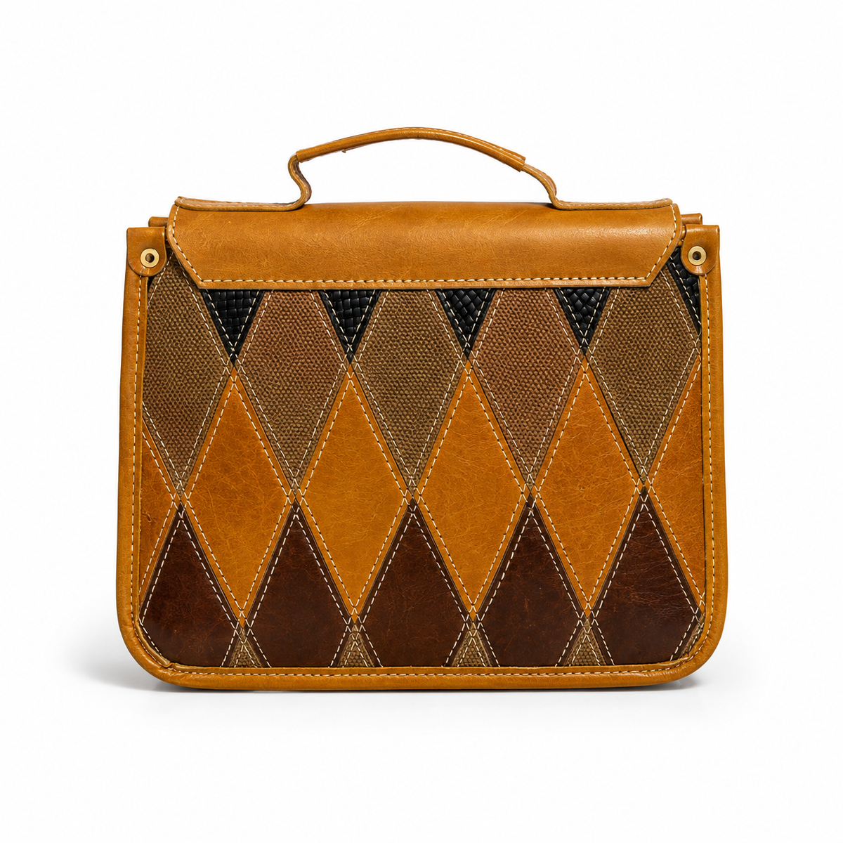 Ethiopian Leather Handcrafted Satchel