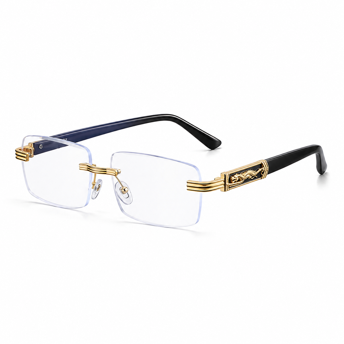 Rimless Square Fashion Glasses