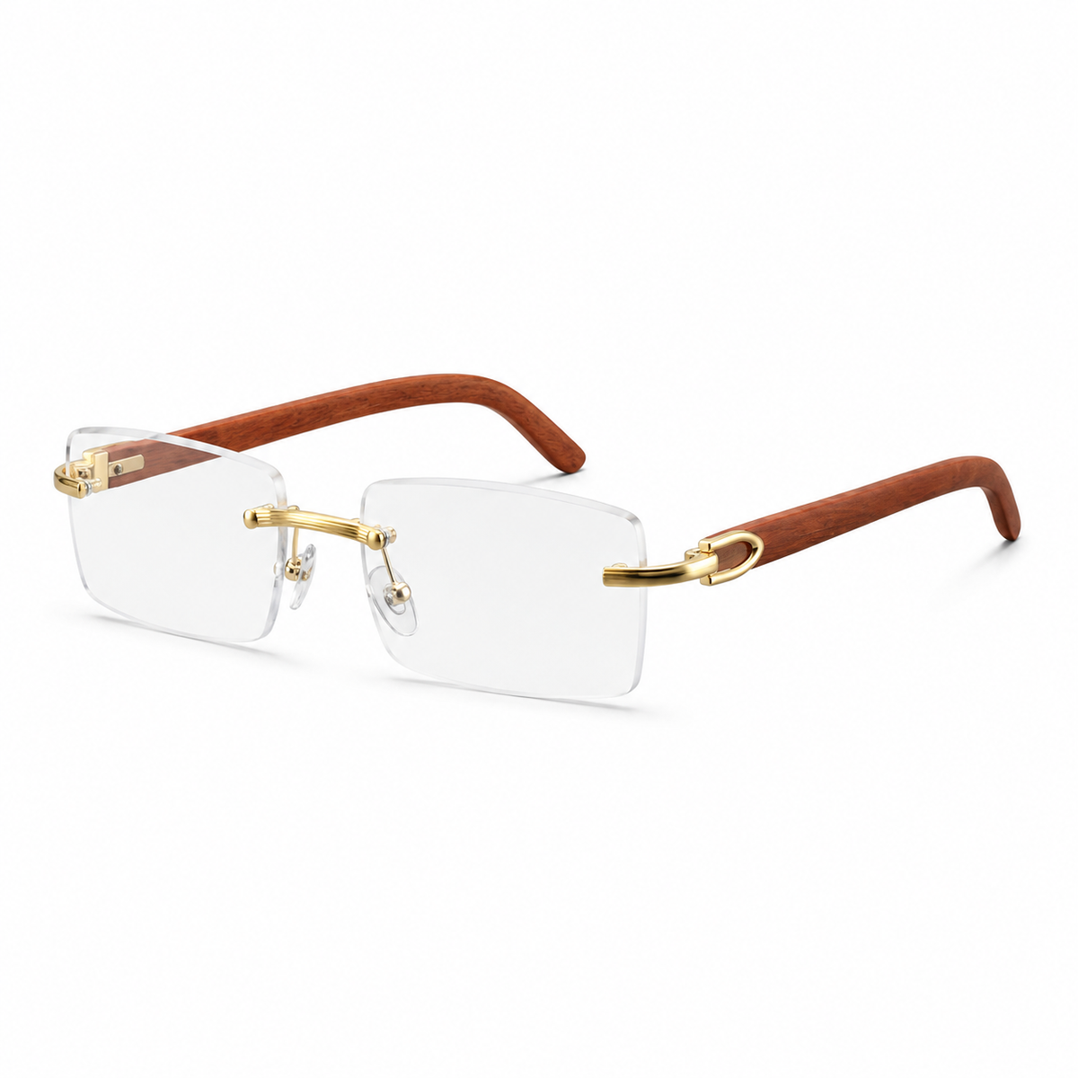 Rimless Square Fashion Glasses
