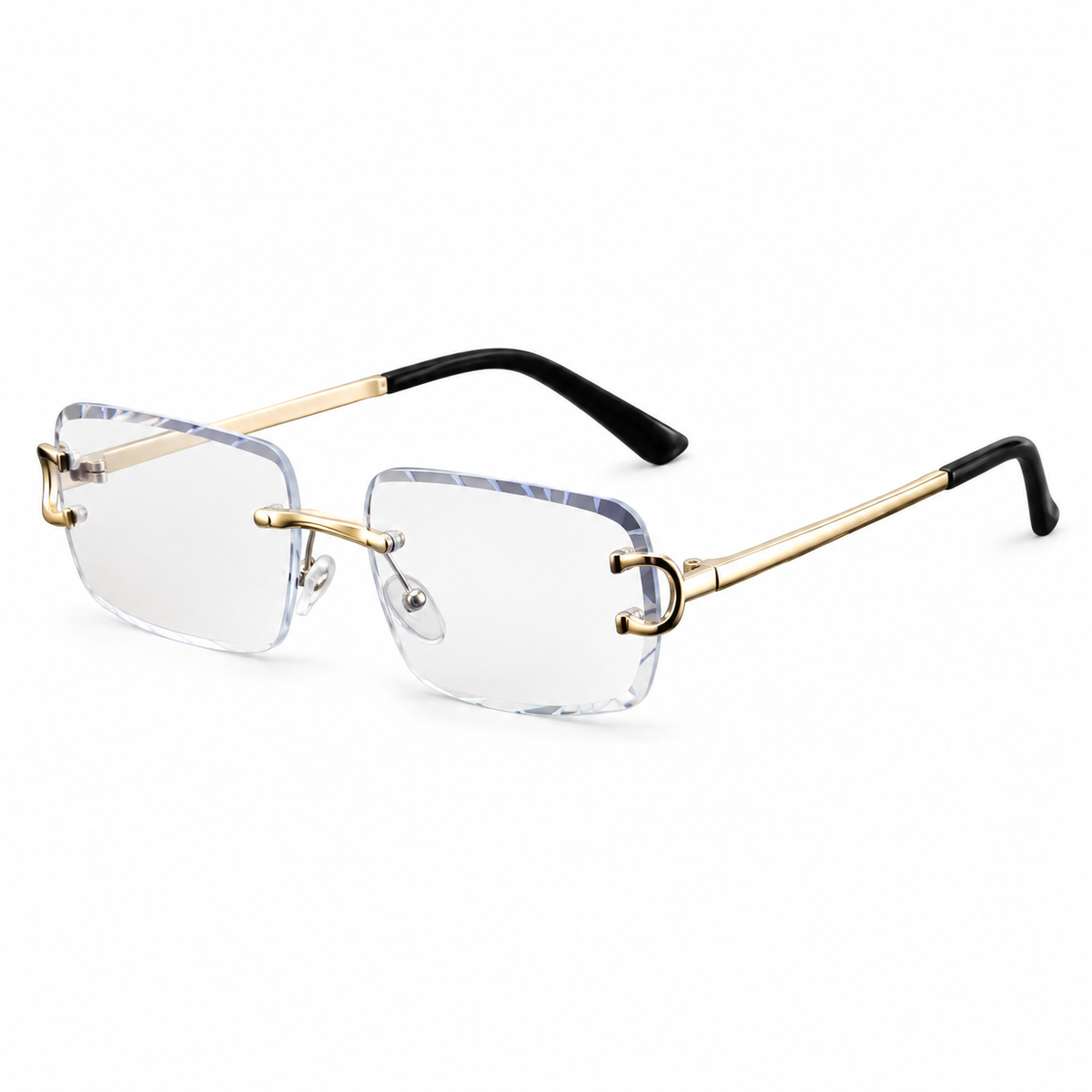 Rimless Square Fashion Glasses