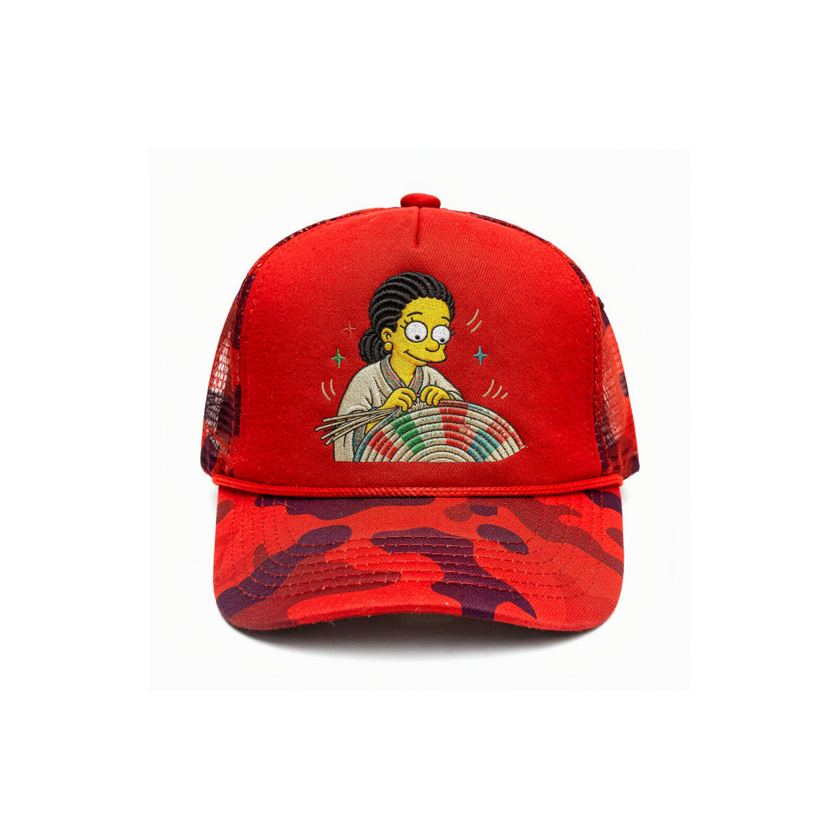 10Birr Simpsons Impression Baseball Cap Embroidered