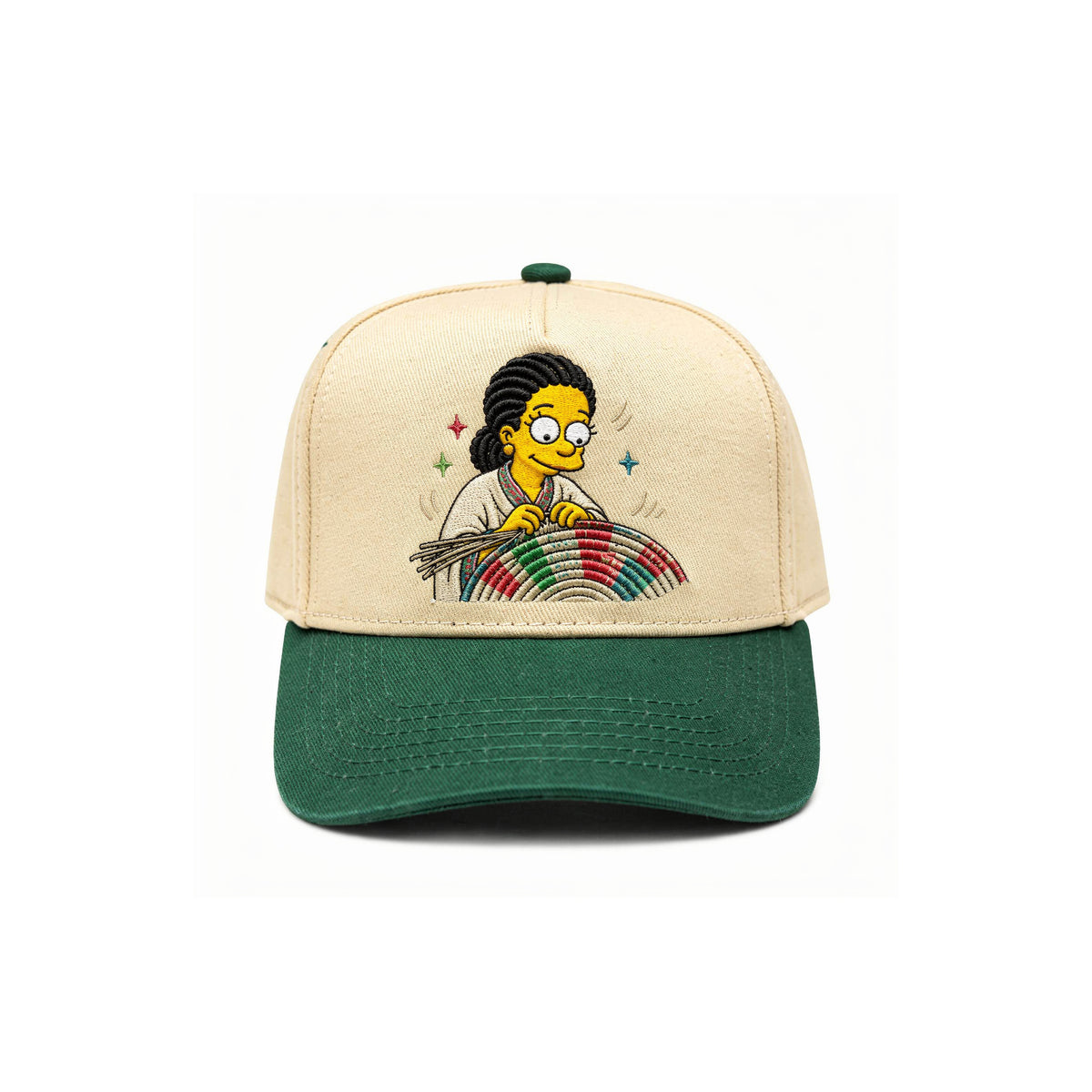 10Birr Simpsons Impression Baseball Cap Embroidered