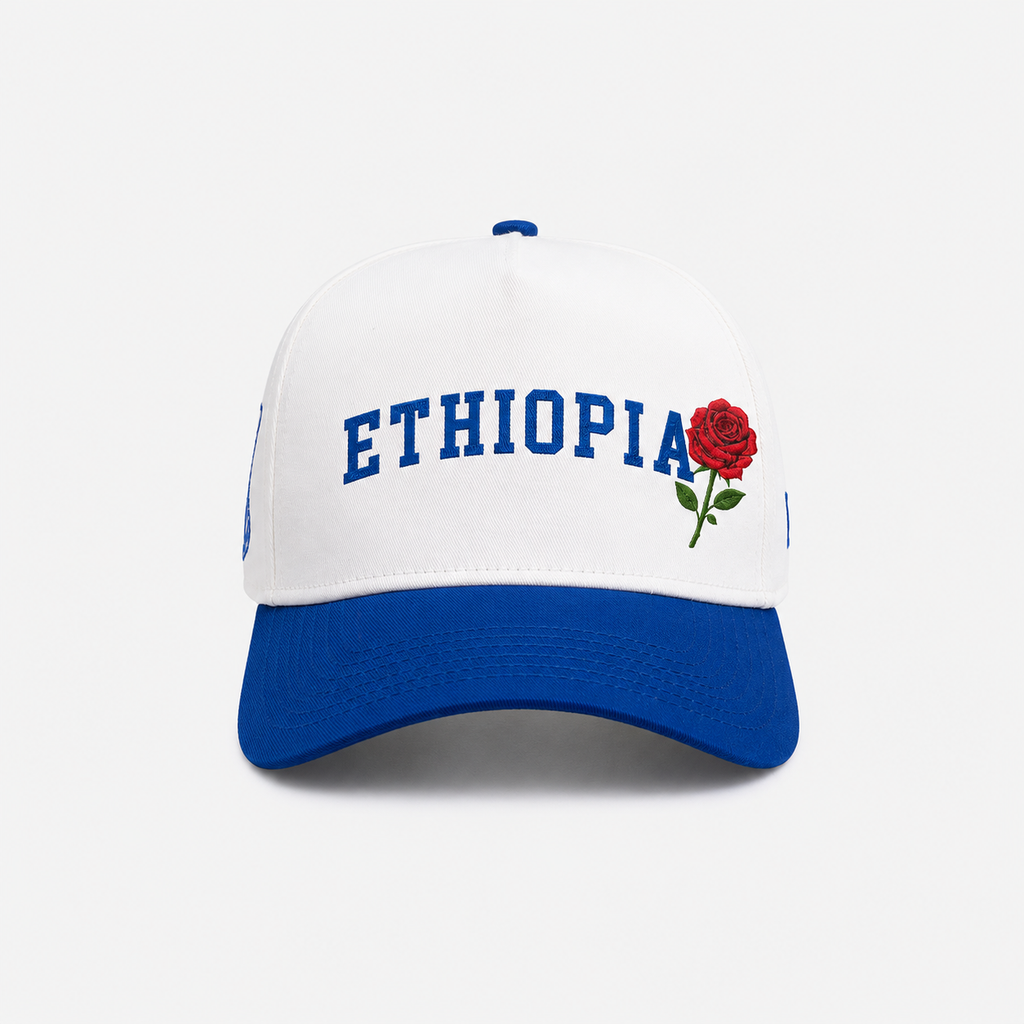 Ethiopia Rose Baseball Cap Embroidered