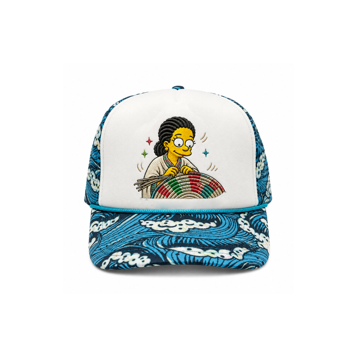 10Birr Simpsons Impression Baseball Cap Embroidered