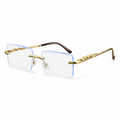 Rimless Square Fashion Glasses