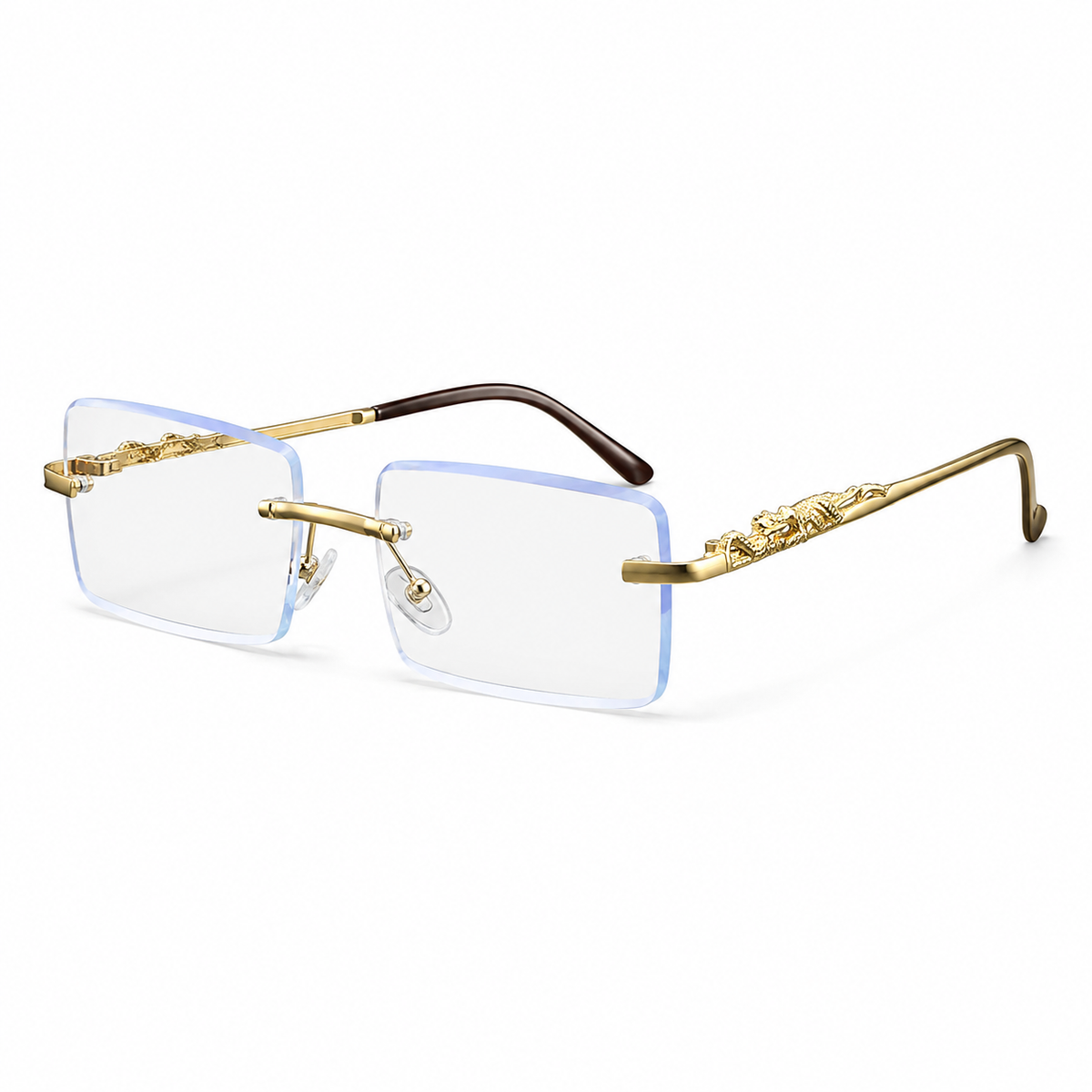 Rimless Square Fashion Glasses